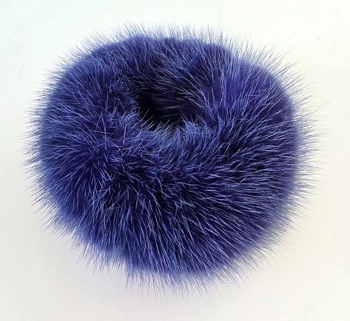 Scrunchie fourrure vison - scrunchie,