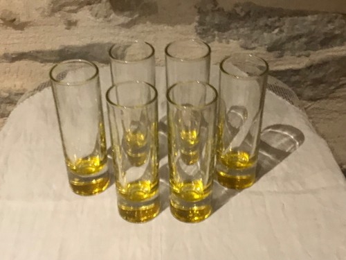 Série verres tubes suze - 6,