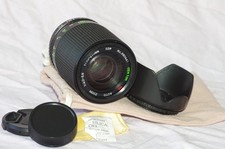 Télé objectif MACRO M42 70-210mm CENTON, avec bouchons, pare-soleil, housse TBE.