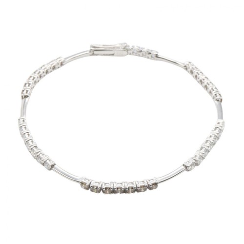 Bijoux bracelet diamant 18kwg - bracelet,