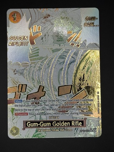 Gum golden rifle - golden, op15-116