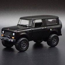 1969 69 INTERNATIONAL HARVESTER SCOUT NOIR Modèle Réduit 1:64 Diorama En Métal