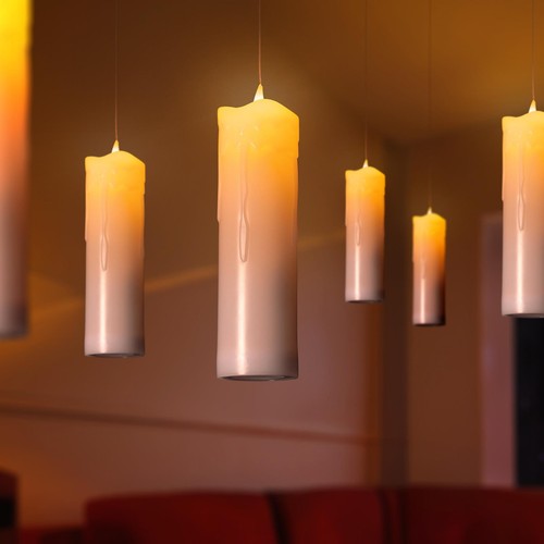 Bougies led suspendues - 6,