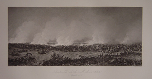 Grande gravure bataille la - bataille, de
