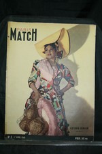 magazine paris match N° 2  - 1er avril 1949