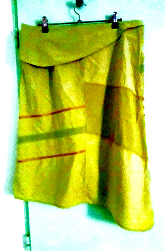 Jupe ikks toile vert - en,