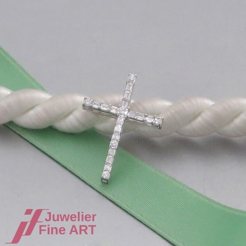 Pendentif diamant croix 21 - croix,