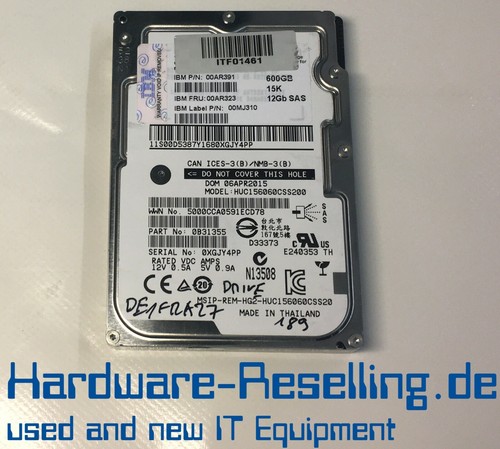 Ibm 600gb 00ar323 sff - 00ar323,