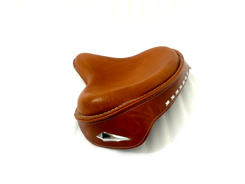 Jupe cuir marron harley - marron,