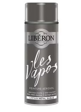 LIBERON LES VAPOS PEINTURE AEROSOL L'ETAIN METAL 3282391040323 DECO MEUBLE BRICO