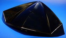 Saut vent noir pour scooter