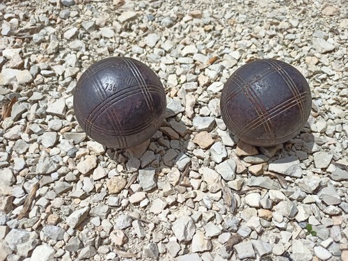 Boules pétanque vintage - boules,
