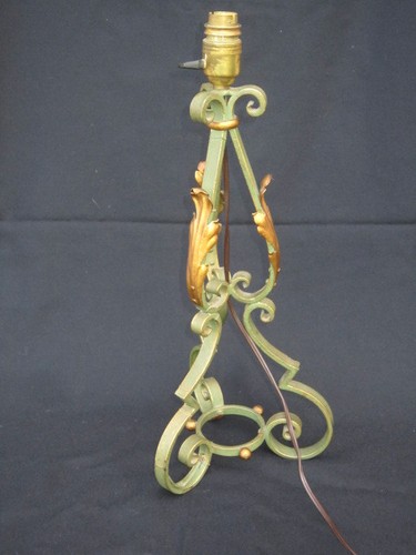 Lampe fer forgé poillerat - lampe,