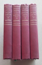 Lot de 4 volumes Les maitres