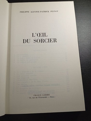 Oeil sorcier philippe - l'oeil,