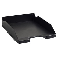 [113014D] EXACOMPTA Corbeille-à-courrier MIDI-COMBO ECOBlack noir