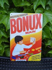 Plaque métal Bonux Lessive