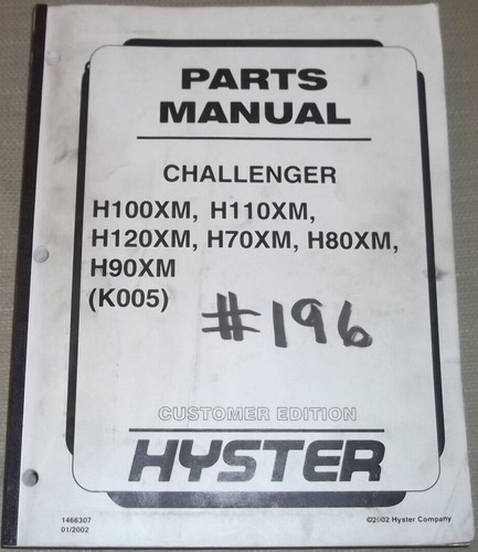 Hyster h70xm h80xm h90xm - hyster,