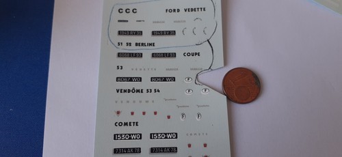 Decals decalcomanie pour ford - decals,