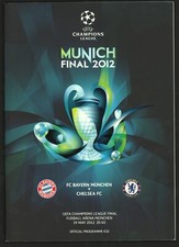 CHAMPIONS LEAGUE FINAL 2012 Programme officiel Bayern Munchen Vs Chelsea