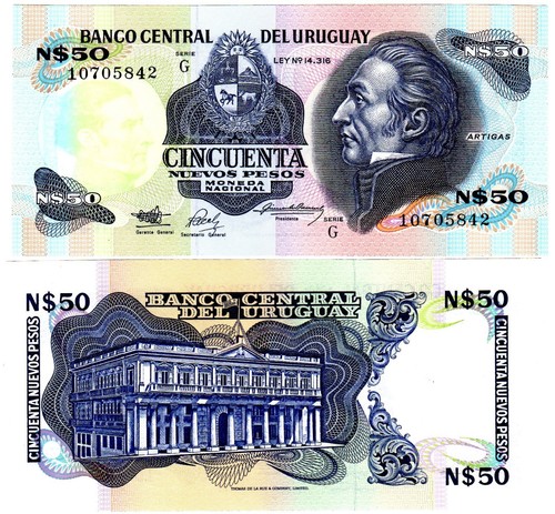 Uruguay billet nuevos pesos - nuevos,