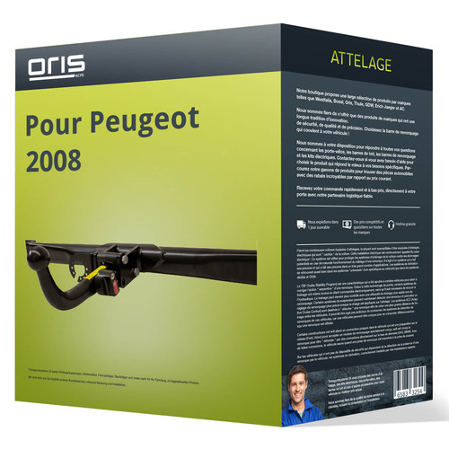 Attelage pour peugeot 2008 - attelage,