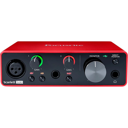Focusrite scarlett solo - scarlett, usb