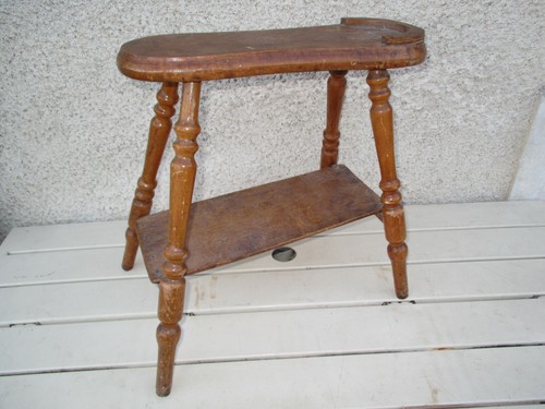 Ancien tabouret repose pieds - tabouret,