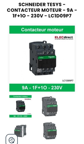 Schneider tesys contacteur - -,