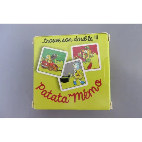Jeu cartes patata mémo - jeu,