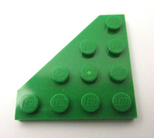 Lego green wedge - green, 4x4