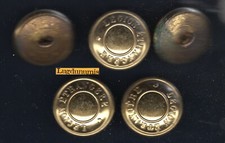 Lot de 5 Boutons de la Légion Etrangère – Paris Diamètre 2,1 cm - 21 mm