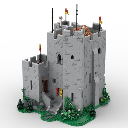 Moc 133150 norman castle - moc-133150, keep
