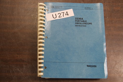 Tektronix 2236a service - 2236a, manual