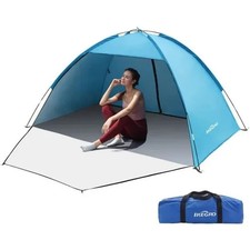 IREGRO Tente de plage bleue