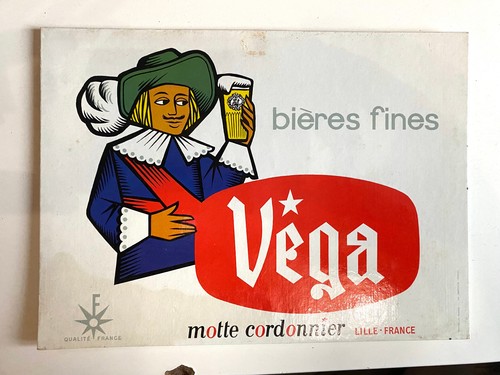 Ancienne plaque pub carton - plaque,