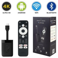 Homatics Dongle R 4K UHD Android TV Mediaplayer Stick avec Télécommande Vocale