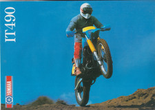 brochure vente moto Yamaha IT 490 1983