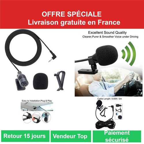 Microphone externe mm pour - microphone,