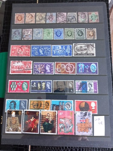 Timbres anglais lot divers - timbres,