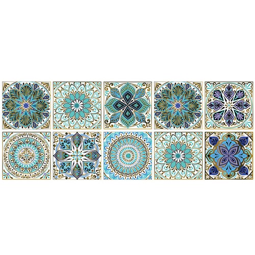 Pcs stickers carrelage - 10,