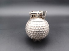 Rare antique Dunhill Golf Ball Petrol Lighter - Sterling Silver 925 - BA08-1495