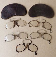 5 Bésicles pince-nez lunettes