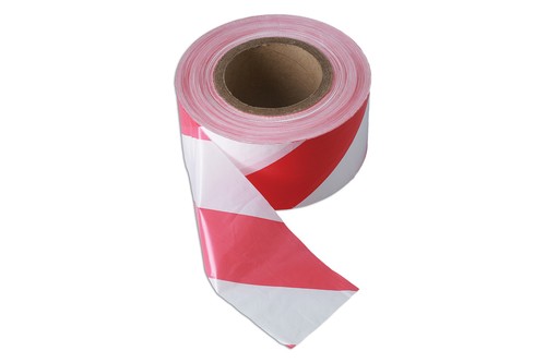 Ruban barrière rouge blanc - rouge, et