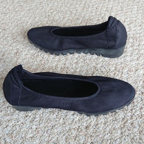 Arche lomiss black nubuck - black,