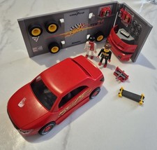 Playmobil 4321 voiture de course rouge et atelier tuning-mecanique