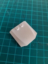  pièce détaché lego  45677 capot de voiture 4x4 blanc 