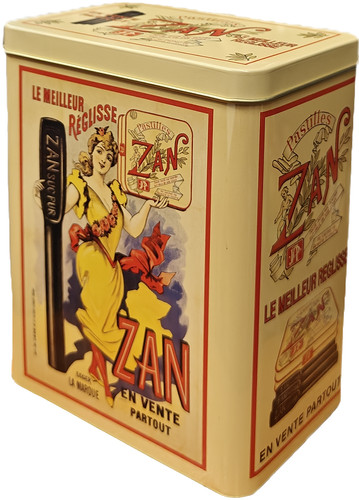 Boite métal pastilles - boite, zan