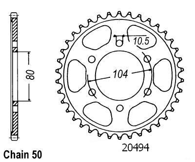 Couronne zxr 750 - couronne, r