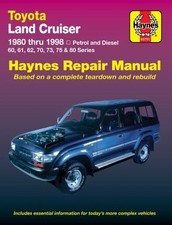 Land Cruiser Die 80-98 Revue technique Haynes TOYOTA Anglais Etat - NEUVE PORT 